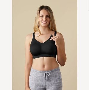 ●BRAVADO DESIGN SILK SEAMLESS NURSING BRA | BLACK●